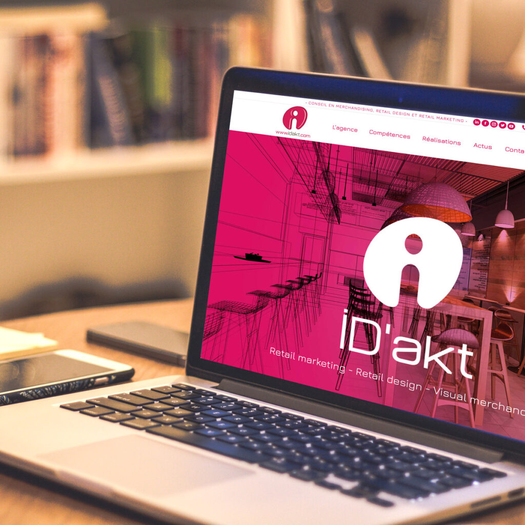 Refonte site web et stratégie digitale pour l’agence de merchandising ID AKT