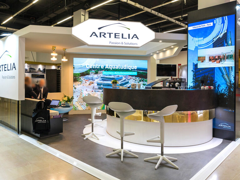 Création stand ARTELIA pour un Salon professionnel