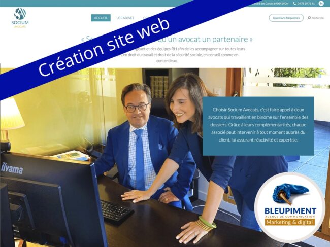 Création site web wordpress cabinet d'avocats