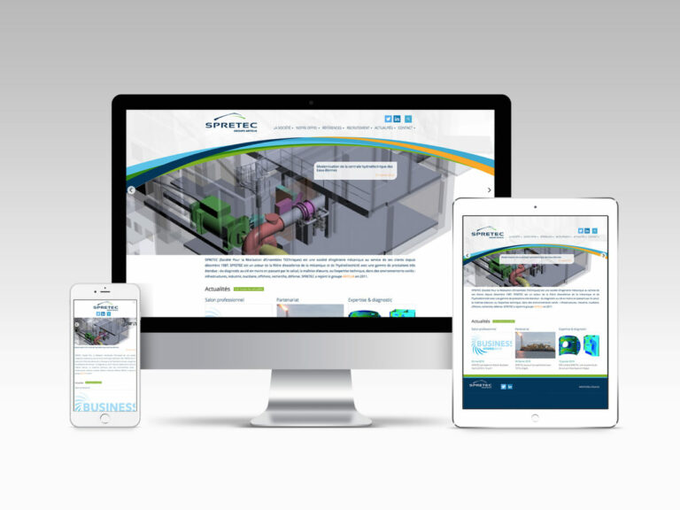 Site web SPRETEC
