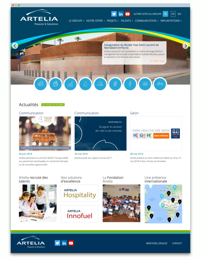 Site web arteliagroup