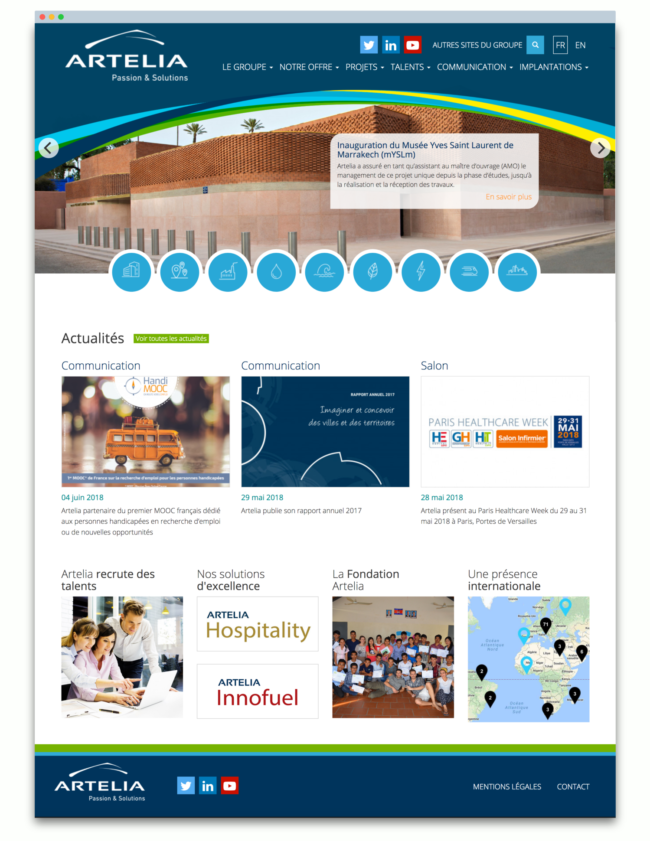 Site web arteliagroup