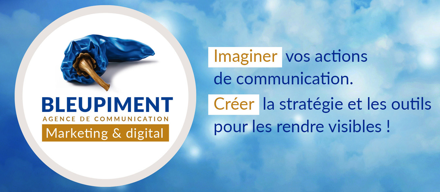 Bleupiment : Imaginer vos actions de communication, créer la stratégie et les outils pour les rendre visibles !