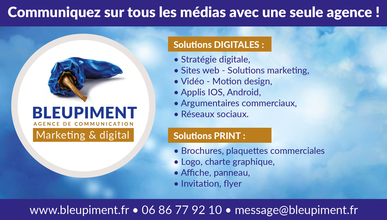 Bleupiment, agence de communication Marketing & Digital