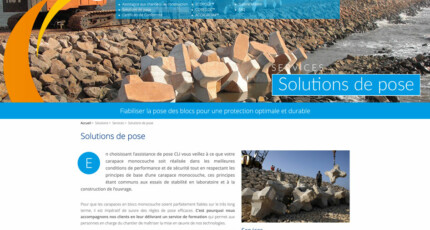 Solutions de pose CLI Solutions de pose www.concretelayer.com