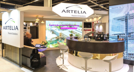 STAND ARTELIA - © Dire l'entreprise - Eric Robert Création stand ARTELIA pour un Salon professionnel