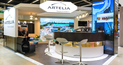 Création stand ARTELIA pour un Salon professionnel