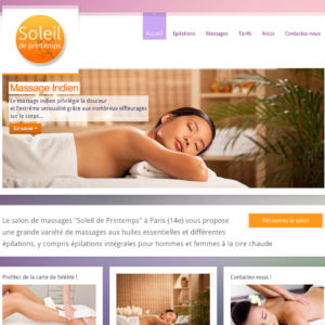 epilation-massage Site web épilation massage Paris