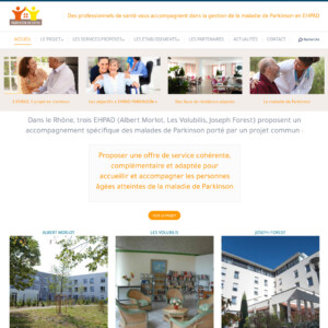 Parkinson EHPAD site web