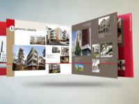 Brochure commerciale pour la pomotion de logements collectifs