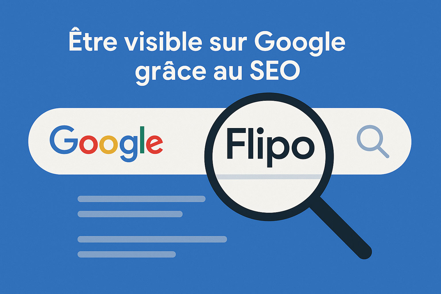 Etre visible sur google grâce au SEO