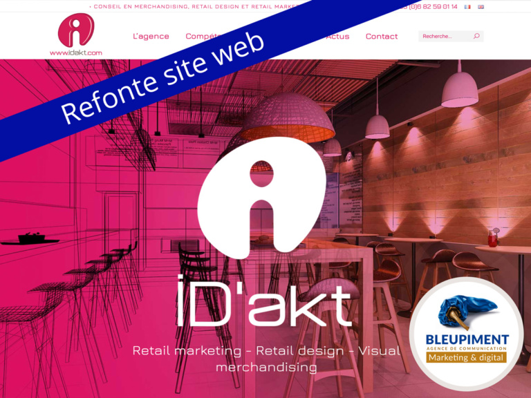 Refonte site web idakt.com