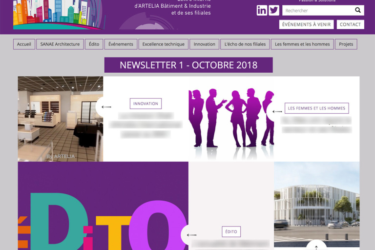 Newsletter Artelia Bâtiment & Industrie