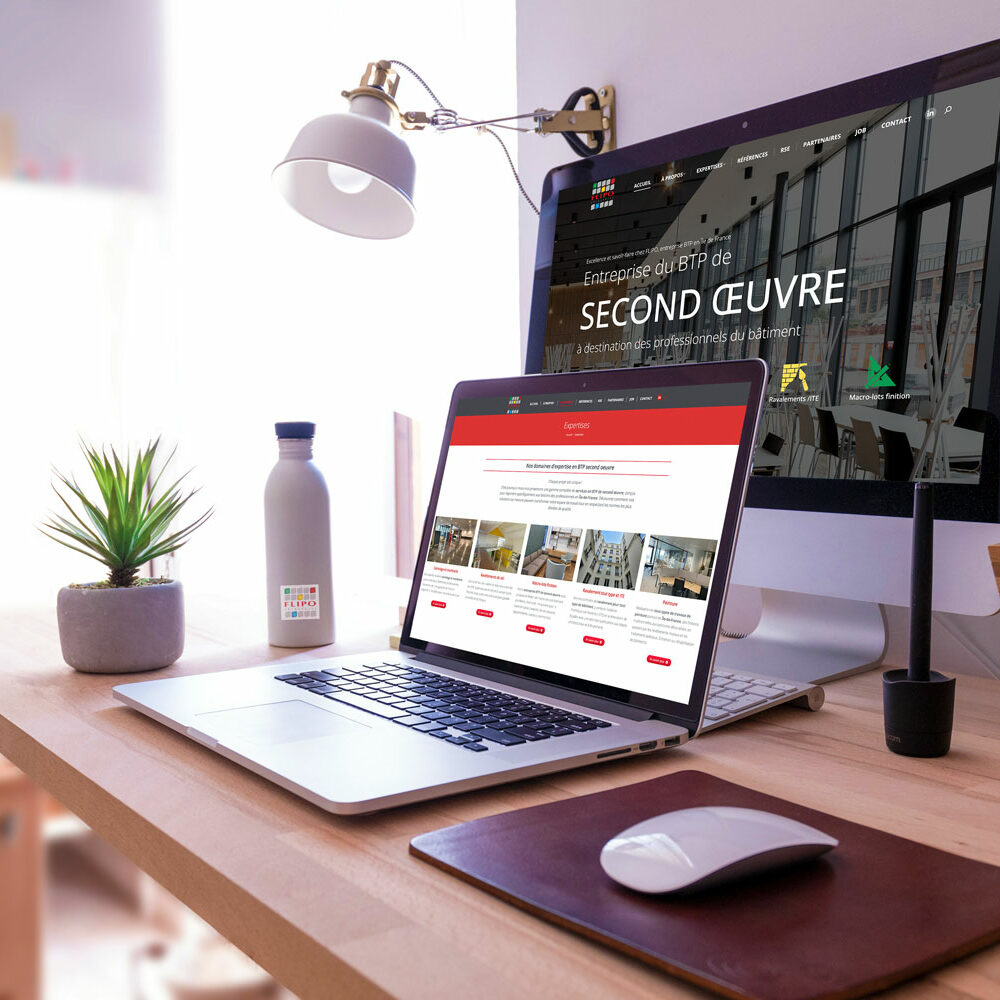 Page d'accueil du site web Flipo.fr