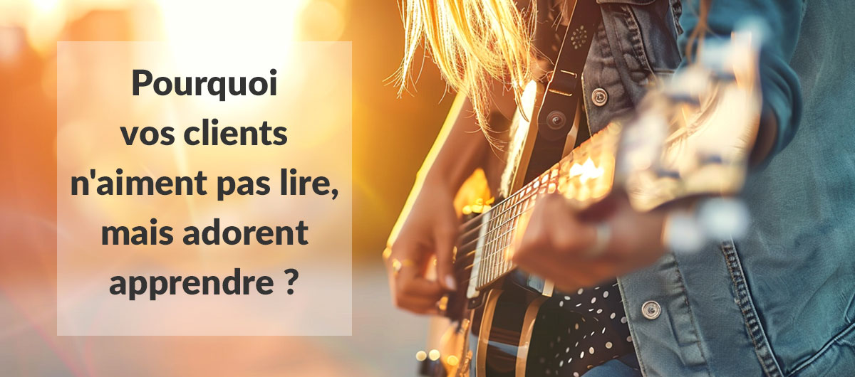 Vos clients ne fuient pas l'information — ils fuient l'ennui. Voici comment transformer votre contenu en quelque chose qu'on lit vraiment.