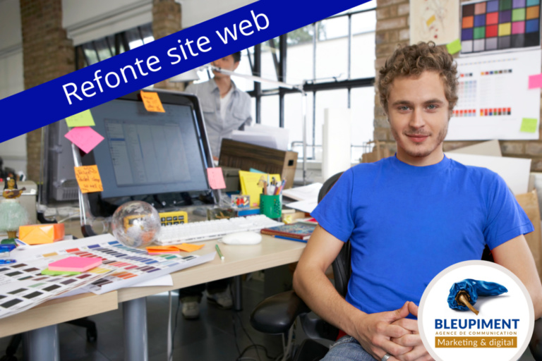Refonte site web avec bleupiment