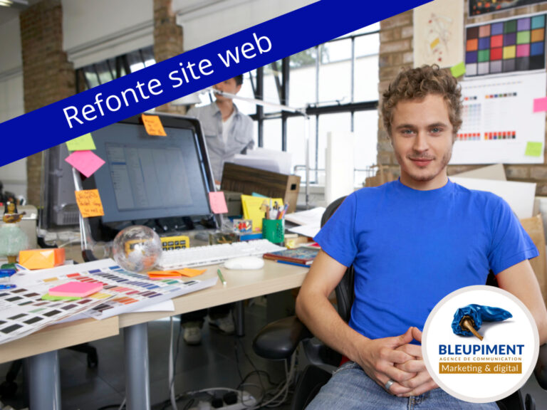 Refonte site web avec bleupiment