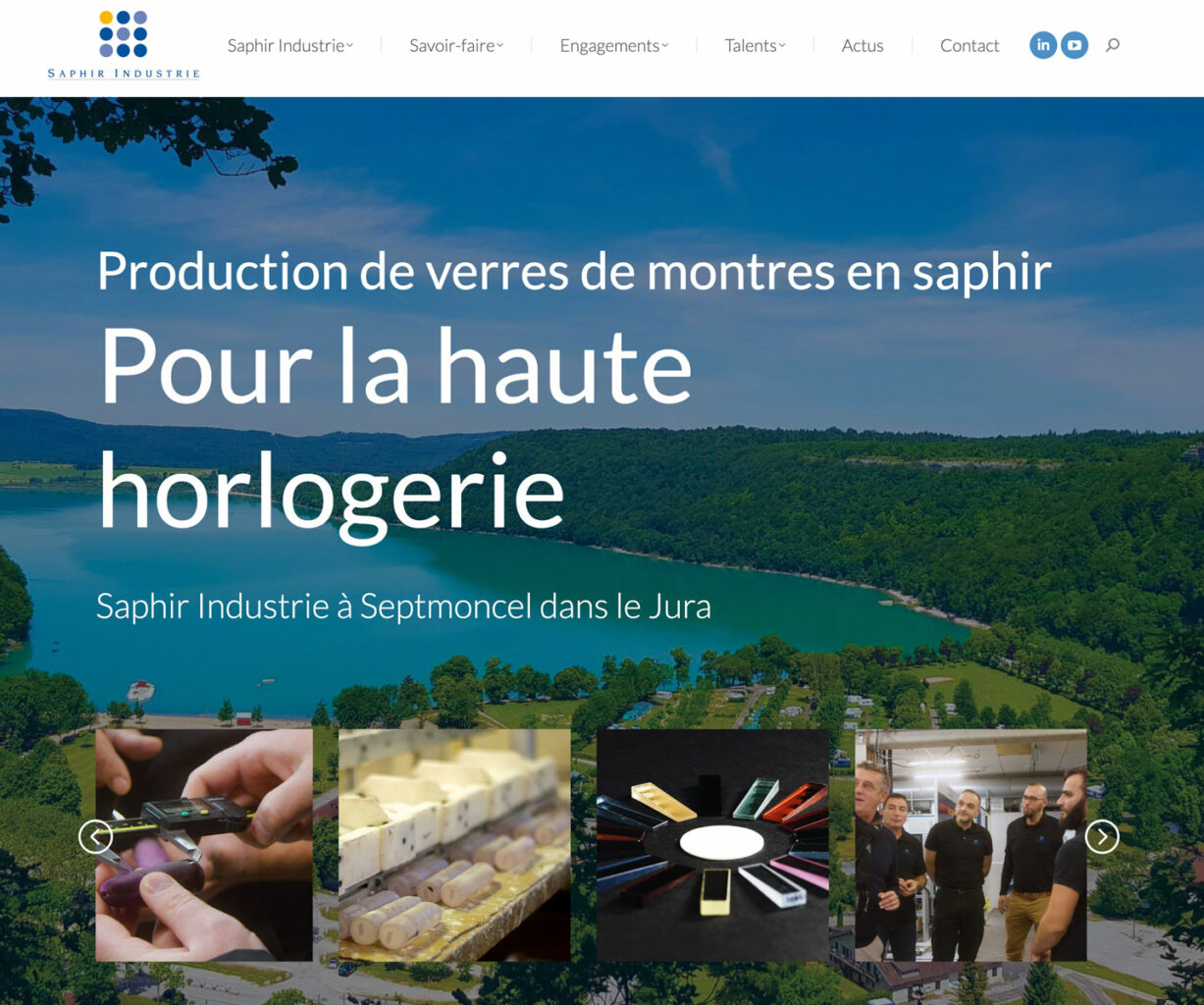 Site web Saphir Industrie Site web Saphir Industrie