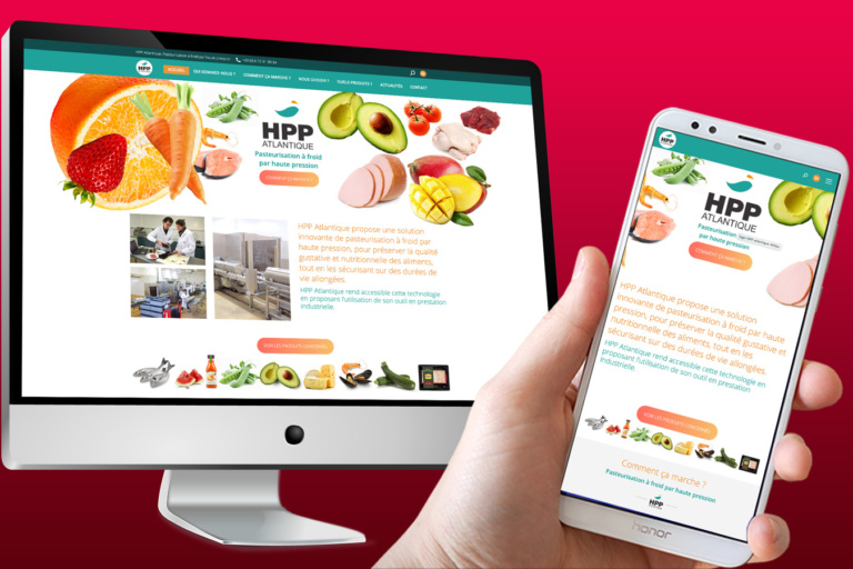 Site web HPP Atlantique, Pasteurisation Haute Pression à froid