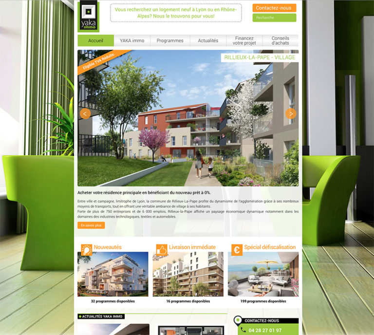 SIte web YAKA immo